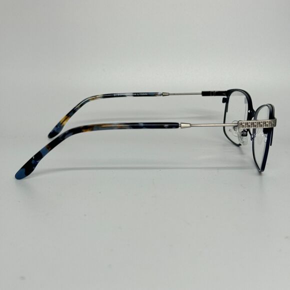 BCBG MAXAZRIA Anita Blue Slate Womens Semi Full Rim‎ Eyeglasses 52-16-130 H13536 main image 5